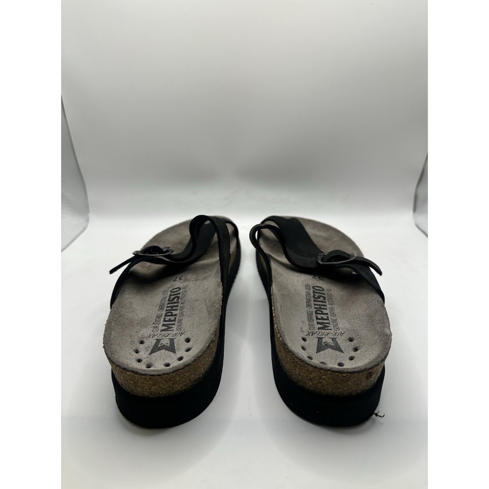 Mephisto Helen sandals Black Leather Size 37, Women's 7 - Picture 4 of 9